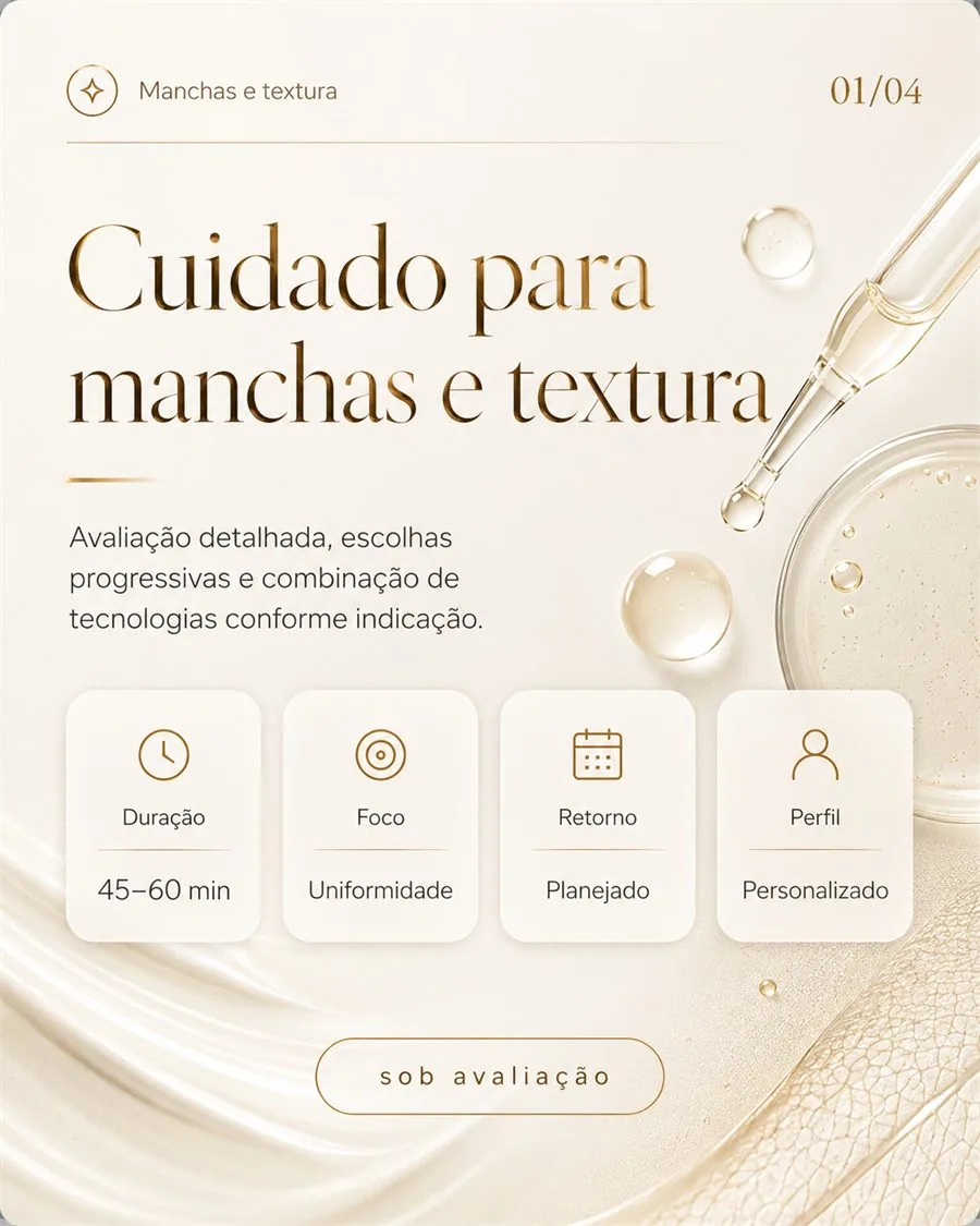 Arte editorial sobre cuidado para manchas e textura